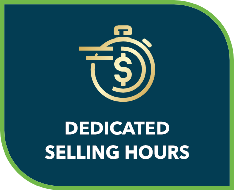 Dedicate selling hours