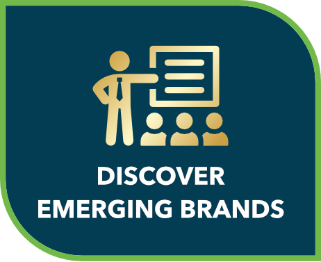 Discover emerging brands